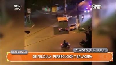 Joven se resiste a control e inicia una persecución en Ciudad del Este
