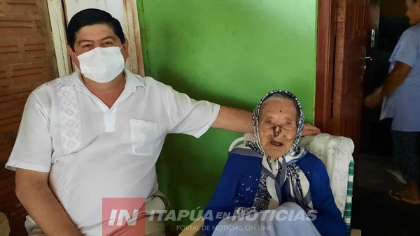 FIESTA EN GENERAL ARTIGAS: ABUELA CELEBRÓ SUS 108 AÑOS.