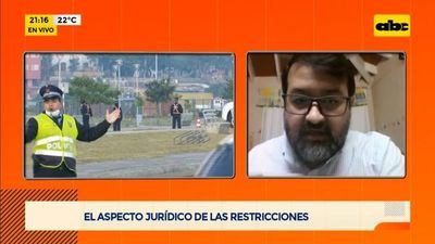 La vida es el bien jurídico más importante para implementar las restricciones, según abogado - En Detalles - ABC Color