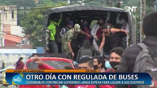 Regulada de Buses: El calvario diario de los pasajeros - SNT
