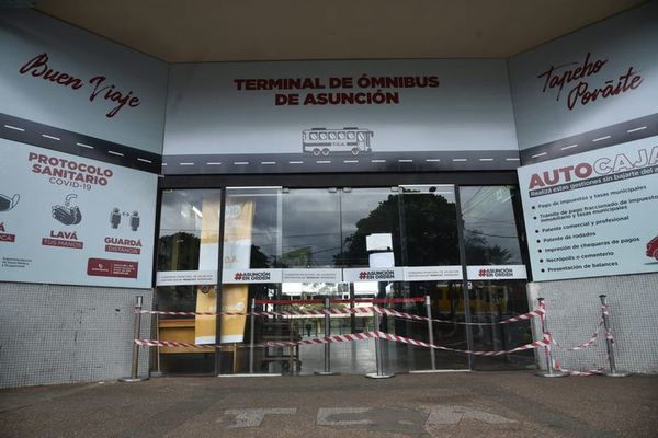 Terminal de Ómnibus permanece cerrada en Semana Santa - Nacionales - ABC Color