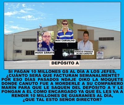 EL TAL CANUTO OFRECE Gs10 MILLONES  AL DÍA PARA COIMEAR TRANQUI NOMÁS - La Voz del Norte