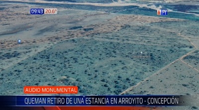 Desconocidos queman retiro y dejan mensaje a estanciero