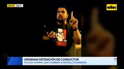 Imputan a joven quien supuestamente atropelló barrera policial en la Costanera - Nacionales - ABC Color