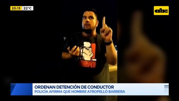 Imputan a joven quien supuestamente atropelló barrera policial en la Costanera - Nacionales - ABC Color