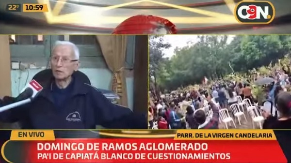 “Quieren cortar la fe”, dice padre tras aglomeración en bendición de palmas
