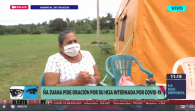 Diario HOY | Con lagrimas Ña Juana pide oración y solidaridad para su hija quien esta internada por Covid-19