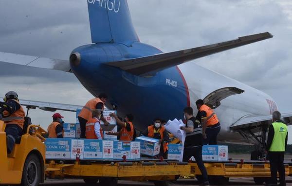 Llegaron las 100.000 dosis de vacunas donadas por la India