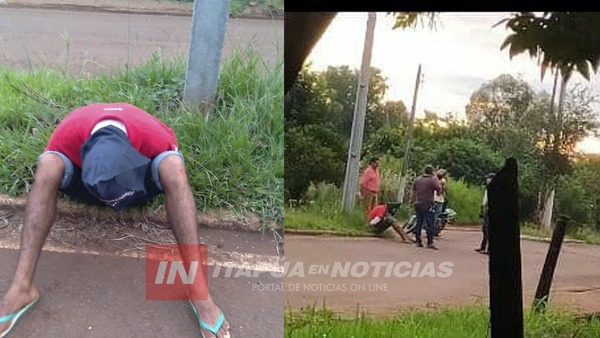 EN JESÚS CAPTURAN A SOSPECHOSO DE HOMICIDIO EN ENCARNACIÓN.