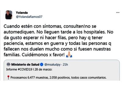 Médicos usan sus redes para pedir conciencia a la ciudadanía