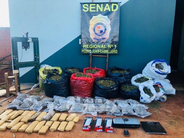 Senad incauta 81 kilos de marihuana en PJC