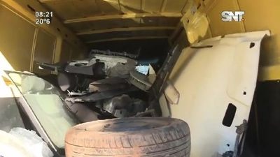 Recuperan vehículo robado en menos de 24 horas pero ya "Carneado" - SNT