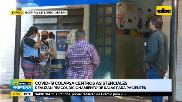 Reacondicionan camas para internar a pacientes en hospital de Barrio Obrero - ABC Noticias - ABC Color