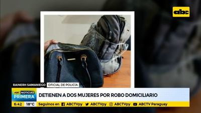 Detienen a dos mujeres por robo domiciliario - ABC Noticias - ABC Color
