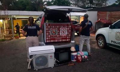 Aprehenden a dos hombres y recuperan objetos denunciados como robados – Prensa 5