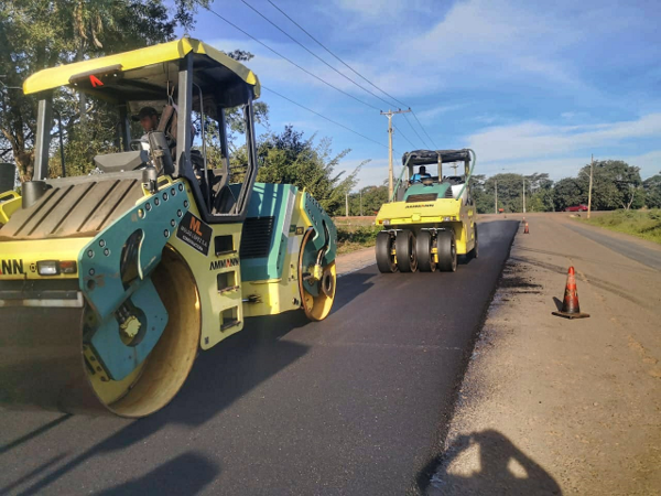 Prosiguen las labores para culminar la circunvalación de San Pedro del Ycuamandyjú | .::Agencia IP::.
