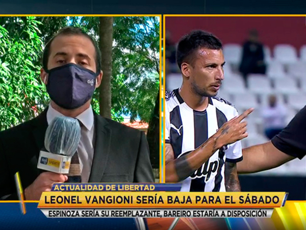 ¿Llega Vangioni a punto para el juego con Olimpia?