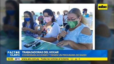 Día internacional de trabajadoras del hogar: Coordinan acciones y tienen programa de radio - Factor Clave - ABC Color