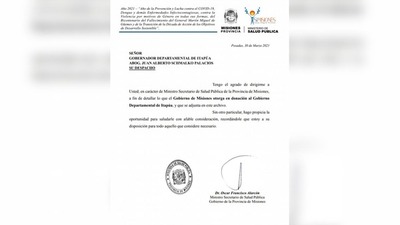 ARGENTINA HACE LLEGAR LOTE DE MEDICAMENTOS A ITAPÚA
