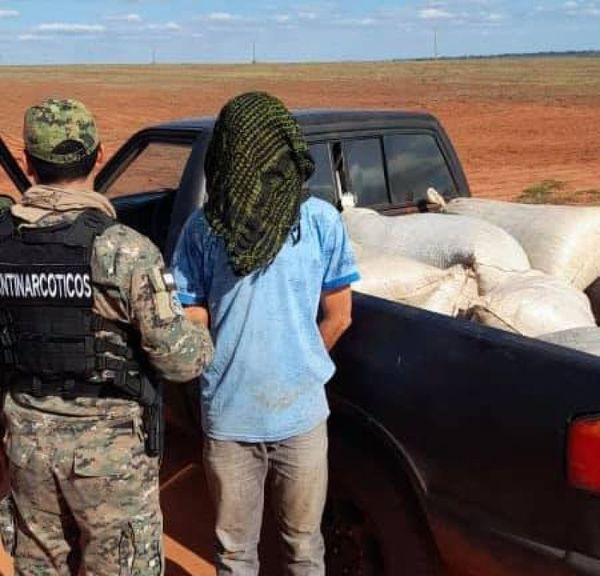 Incautan 153 kilos de marihuana y detienen a un hombre en Capitán Bado