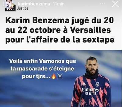 Crónica / Benzema irá a juicio por “tentativa de chantaje”