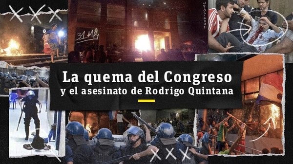 La quema del Congreso y el asesinato de Rodrigo Quintana - Nacionales - ABC Color
