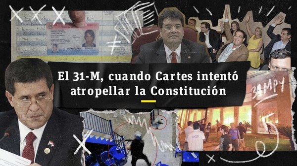 El 31-M, cuando Cartes intentó atropellar la Constitución - Nacionales - ABC Color