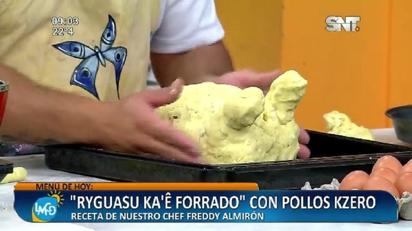 Cocina LMCD: Ryguasu ka'e forrado con pollos Kzero - SNT