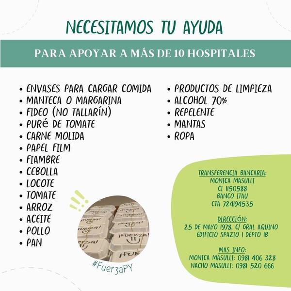 Piden ayuda de la ciudadanía para llevar comida a familiares de internados por COVID-19