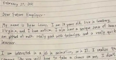 La emocionante carta de un joven con autismo en LinkeIn y que le ha valido decenas de ofertas de trabajo - C9N