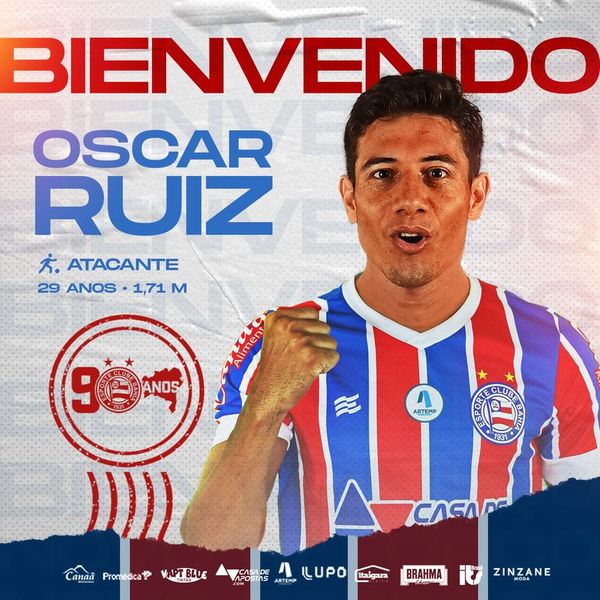 Bahia da la bienvenida a Ruiz - Fútbol - ABC Color