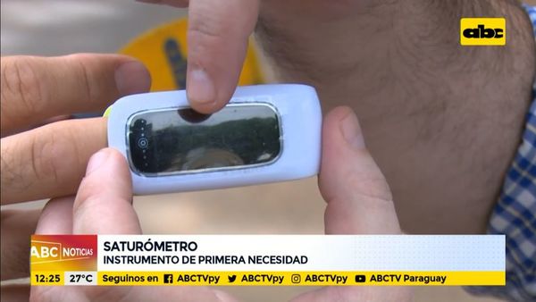 Saturómetros, elemento fundamental para pacientes con covid-19 - Nacionales - ABC Color
