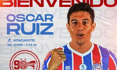Presentan oficialmente a Óscar Ruiz como nuevo jugador del Bahía