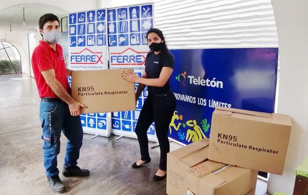 Ferrex donó barbijos a Teletón - Empresariales - ABC Color