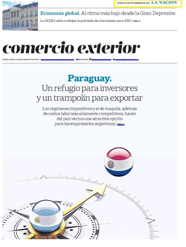 Importante diario argentino destaca a Paraguay como centro de inversiones - El Trueno