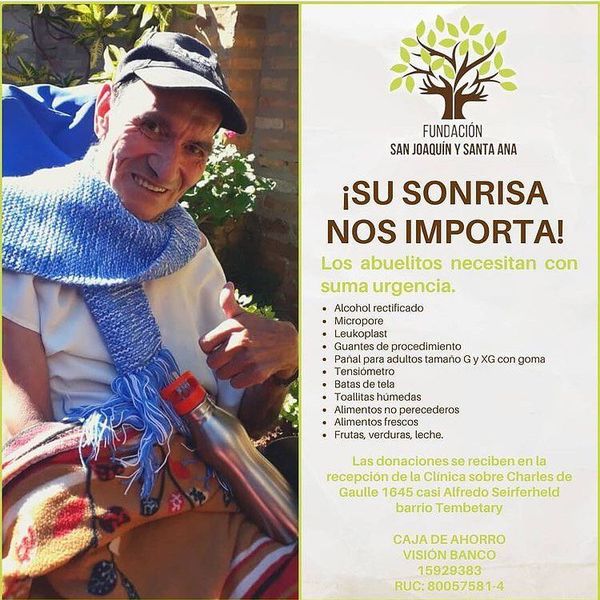 Apelan a solidaridad ciudadana para seguir brindando atención a abuelos - Nacionales - ABC Color