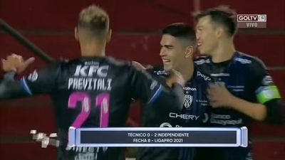 Brian Montenegro marcó en el triunfo de Independiente - Fútbol - ABC Color