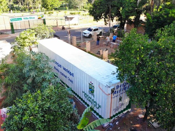 Contenedor será albergue para los familiares de pacientes en Villa Elisa