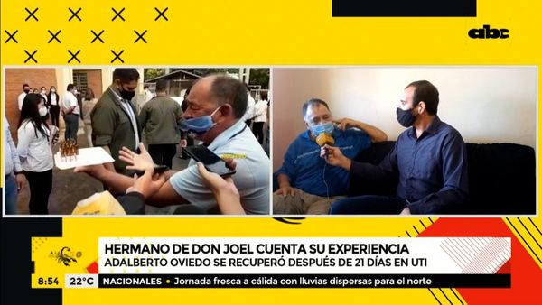 Don Joel, el taxista que destapó la crisis sanitaria, y su madre están internados por COVID - A la gran 730 - ABC Color