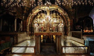 Jerusalén celebra el Jueves Santo con misa en el Santo Sepulcro