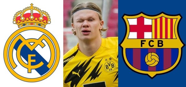 Barcelona y Real Madrid pujan por Erling Haaland