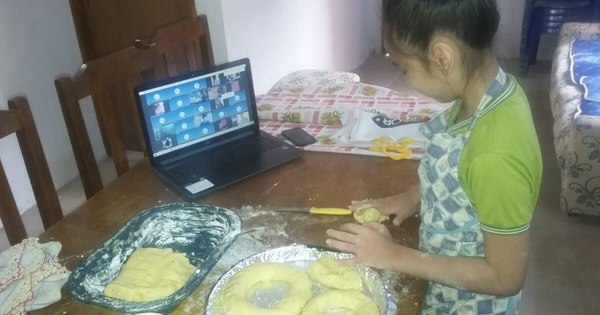 La Nación / Chipa’apo de centro educativo fue virtual