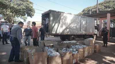 Más de 1400 chipas entregadas a penitenciarias y 550 kits de ingredientes fueron donados por el Shopping Paris