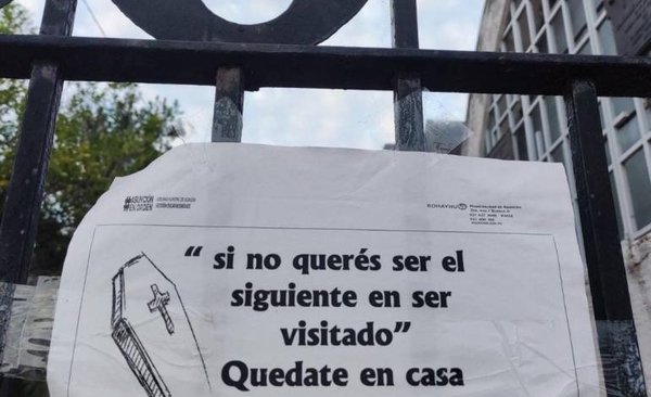 Diario HOY | Fuerte mensaje en portón de cementerio: “Si no querés ser el siguiente en ser visitado”