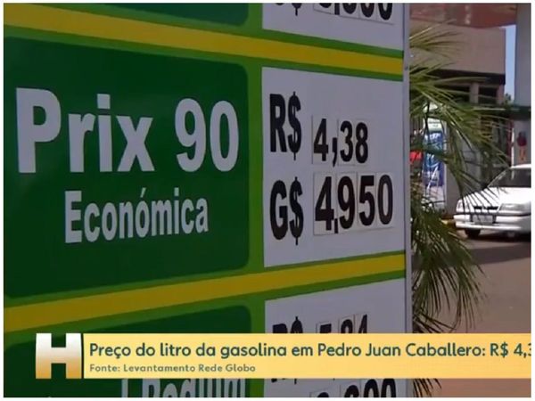 Brasileños cruzan a Paraguay para cargar combustible
