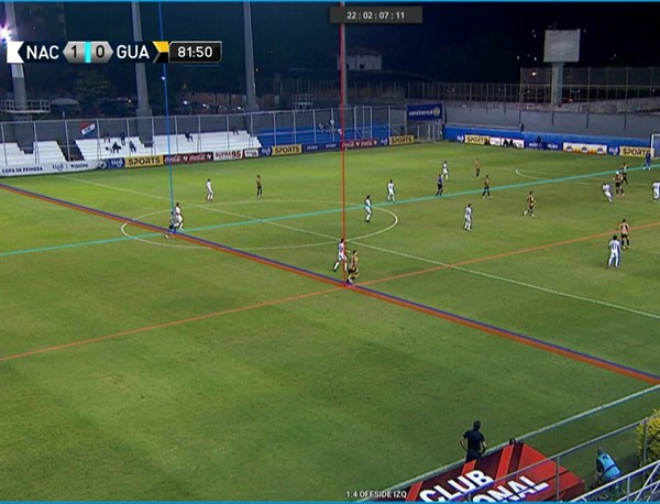 Así se salvó Garay del blooper ante Guaraní