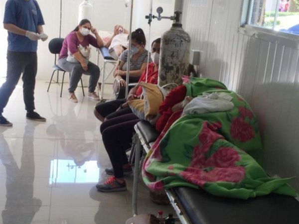 Pese a la habilitación de  camas, los hospitales están colapsados