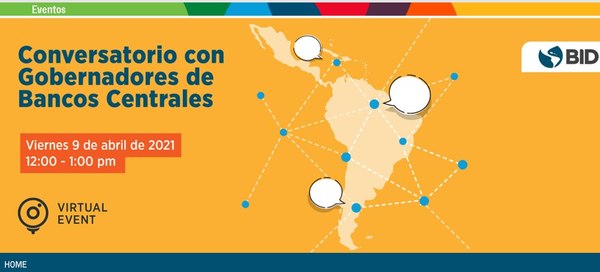 Asistí al conversatorio con gobernadores de Bancos Centrales