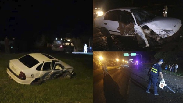 ACCIDENTE DEJA DAÑOS MATERIALES EN EDELIRA 28. 