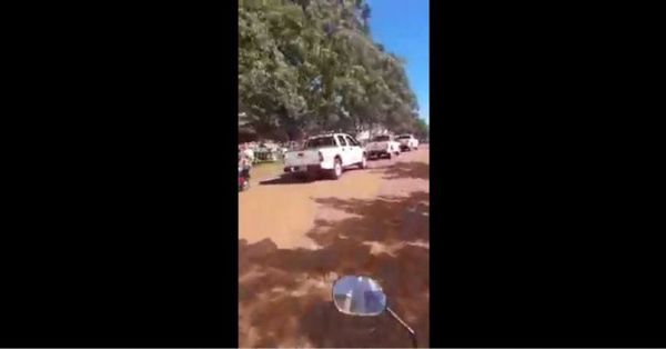 Policía despejó aglomeración en cementerio de Pedro Juan Caballero